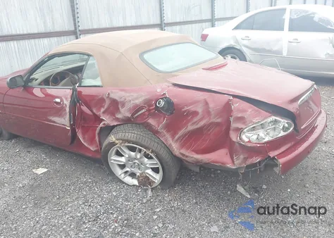 2001 Jaguar Xk8 из США, поврежденный, VIN SAJDA42C11NA17802